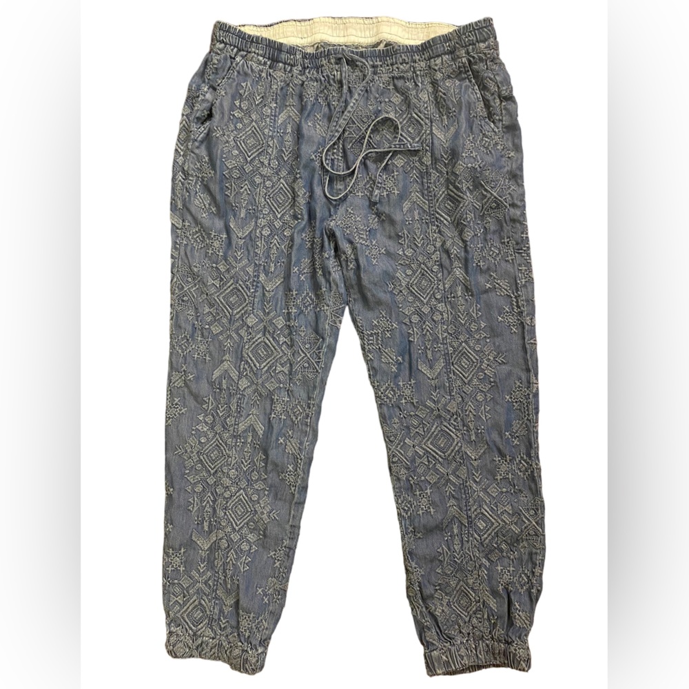 Johnny Was Pete&Greta Embroidered Joggers